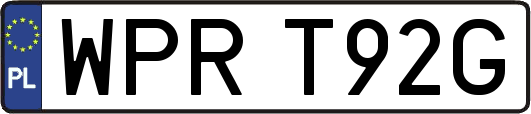 WPRT92G