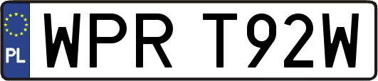 WPRT92W