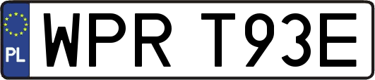 WPRT93E