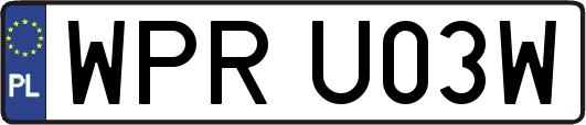WPRU03W