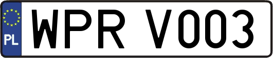 WPRV003