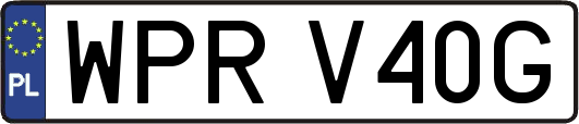 WPRV40G