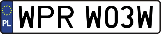 WPRW03W