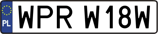 WPRW18W
