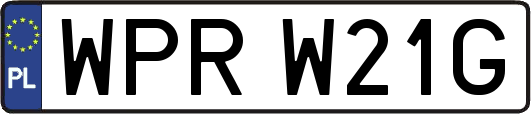 WPRW21G