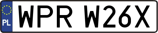 WPRW26X