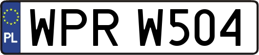 WPRW504