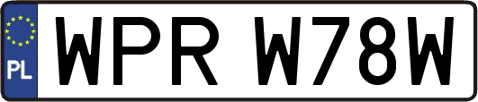 WPRW78W
