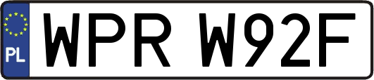 WPRW92F