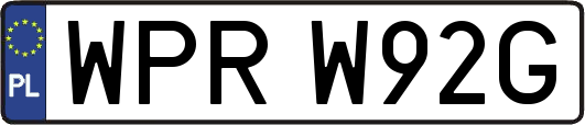 WPRW92G