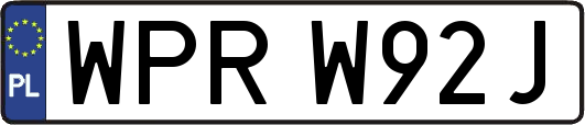 WPRW92J