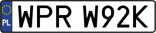 WPRW92K