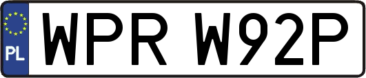 WPRW92P