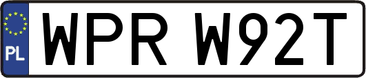 WPRW92T
