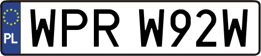 WPRW92W