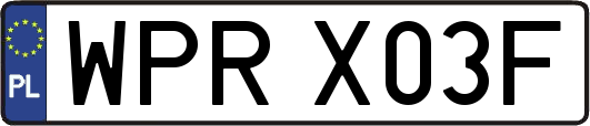 WPRX03F