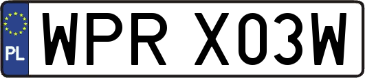 WPRX03W