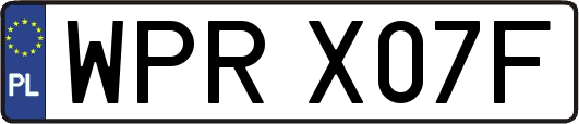 WPRX07F