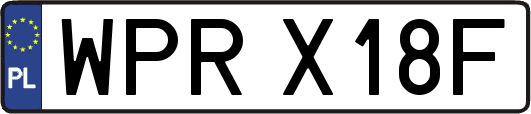 WPRX18F
