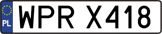 WPRX418