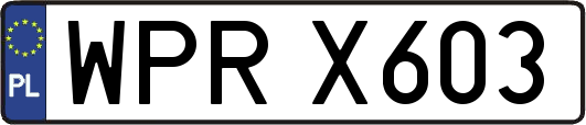 WPRX603