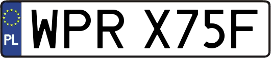 WPRX75F
