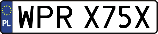 WPRX75X