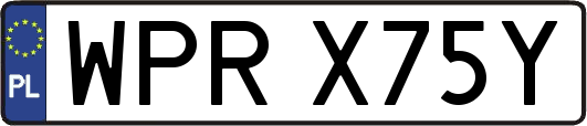 WPRX75Y