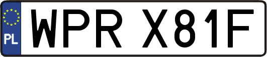 WPRX81F