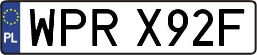 WPRX92F