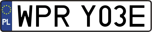 WPRY03E