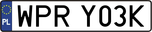 WPRY03K