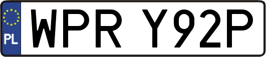 WPRY92P