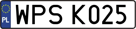 WPSK025