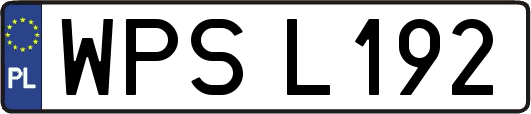 WPSL192