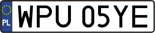 WPU05YE