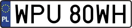 WPU80WH