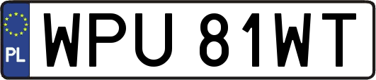 WPU81WT