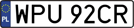 WPU92CR