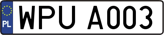 WPUA003