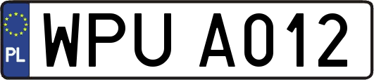 WPUA012