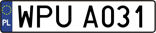 WPUA031