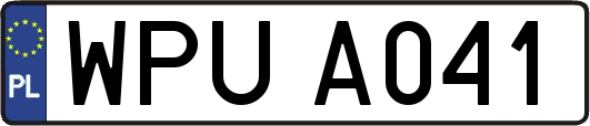 WPUA041