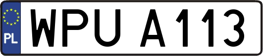 WPUA113