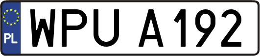 WPUA192