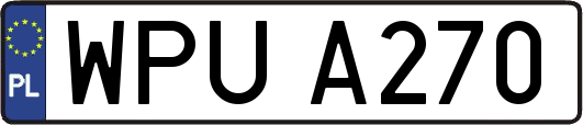 WPUA270