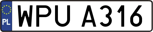 WPUA316