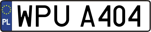WPUA404