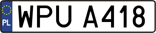 WPUA418