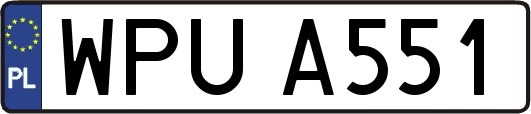 WPUA551